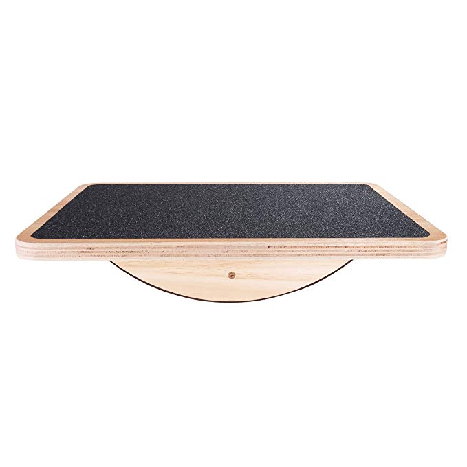 Professional Wooden Balance Board, Rocker Board, 17.5