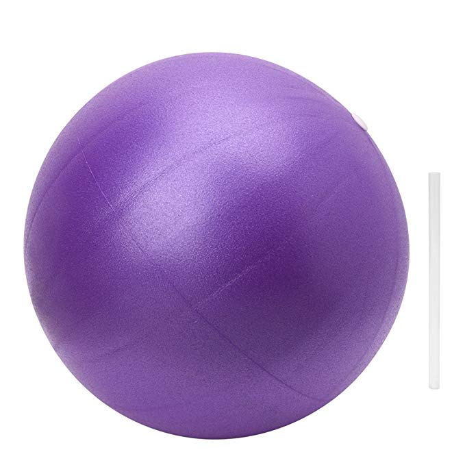 Redriver 25cm Yoga Ball Physical Fitness Exercise Balance Ball with Straw