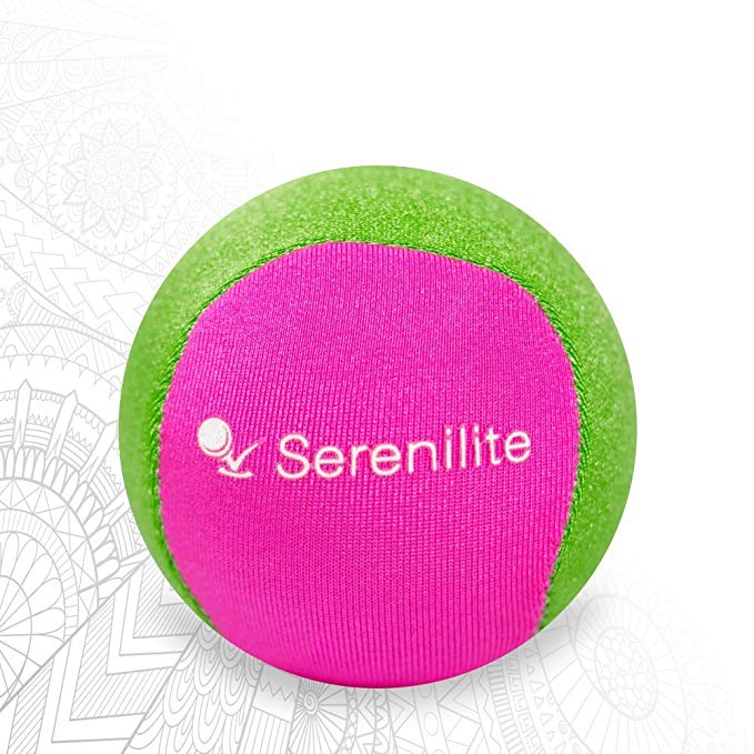 Serenilite Stress Ball and Hand Therapy Gel Squeeze Exercise Ball - Great For Anxiety and Hand Strengthening - Optimal Stress Relief - Dual Color