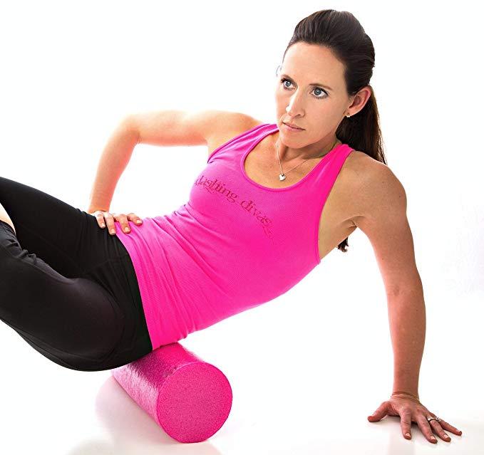 Product Stop, Inc Maintains Shape After Moderate to Heavy Use and Is Perfect for All Body Types. Pink Exercise Foam Roller with Trigger-Point Design - Massages, Soothes, Refreshes And Invigorates