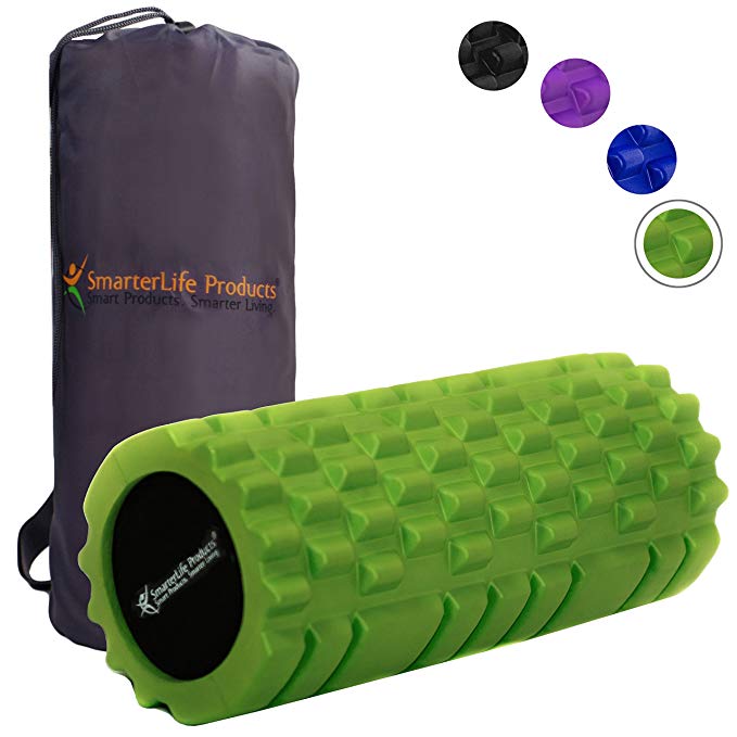 Foam Roller Massager For Trigger Point Therapy By Smarterlife Massage Rollers For Sore Muscles