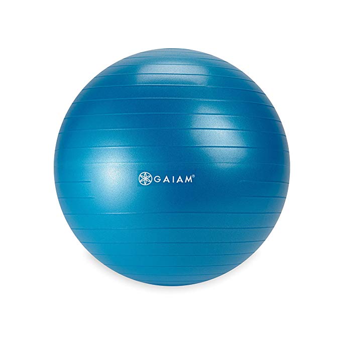 Gaiam Kids Balance Ball - Exercise Stability Yoga Ball, Kids Alternative Flexible Seating for Active Children in Home or Classroom (Satisfaction Guarantee), 45cm