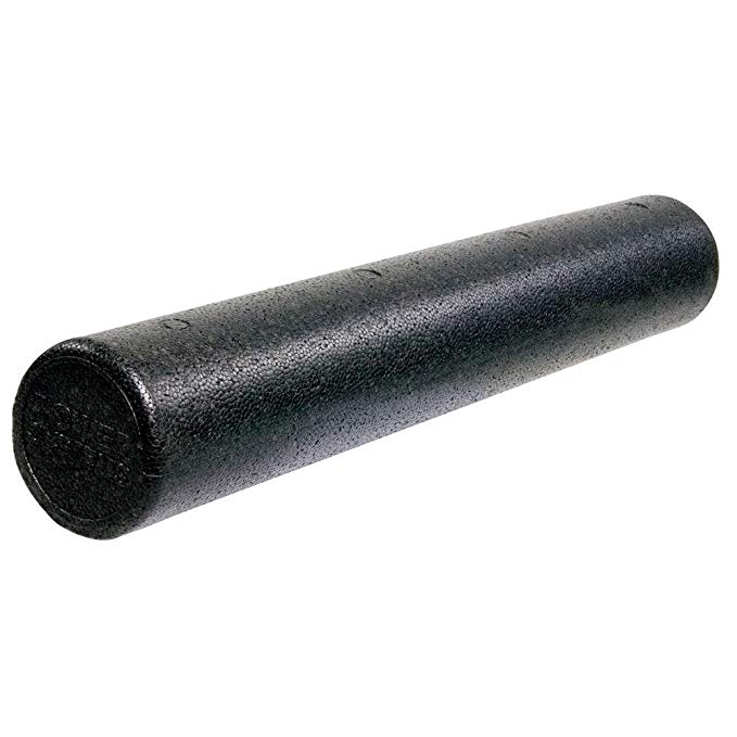 Power Systems High Density Foam Roller, 12 x 6 Inches, Round, Black (80233)