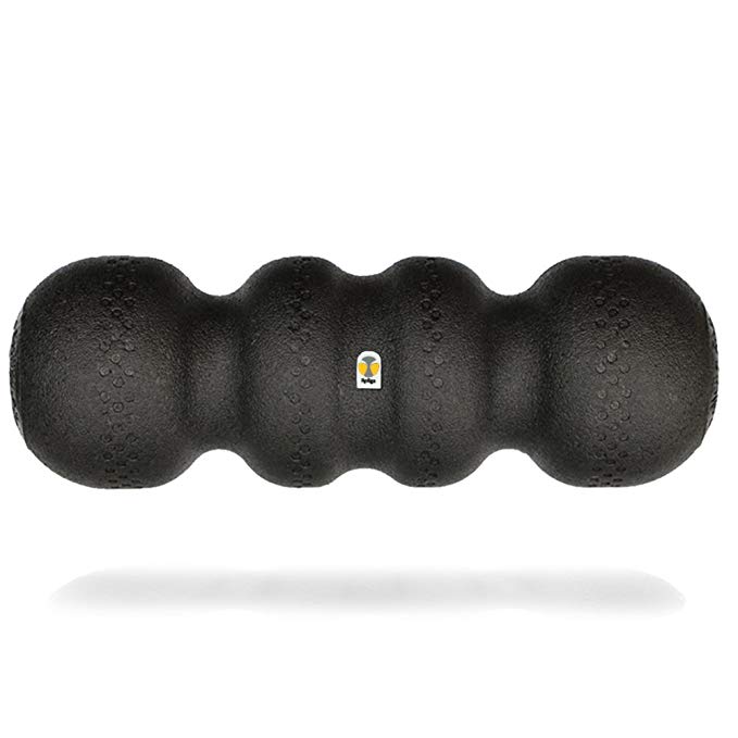 Rollga Foam Roller PRO - Hard Contours for Efficiency, Effectiveness & Comfort | Targeted Leg Back Massage Trigger Point Myofascial Release | Shin Splints