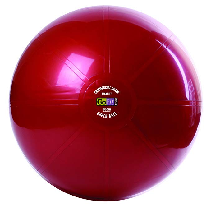 GoFit 2500lb. Commercial Graded Exercise/Stability Ball - 65cm