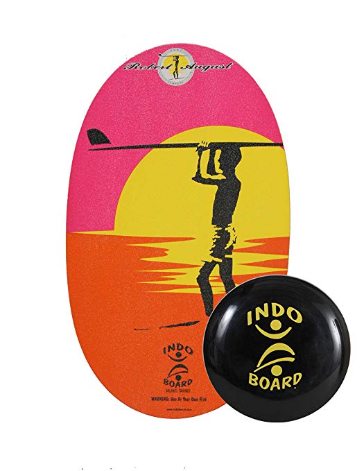 INDO BOARD Original Balance Board for Improving Balance and Core Strength or for Use at Standing Desk - Comes with 14