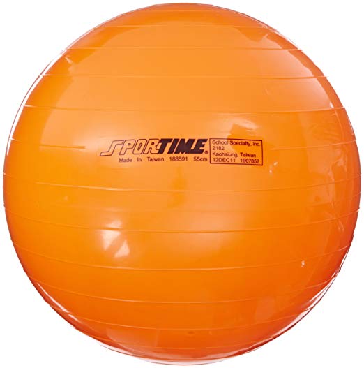 Sportime Therapy and Exercise Ball - 21 1/2 inch - Orange