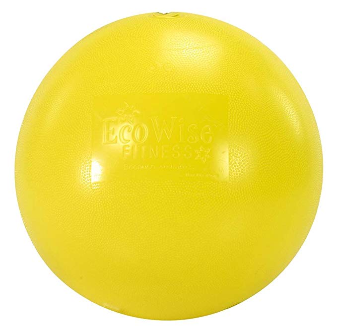 EcoWise Fitness Ball (45 cm - Yellow)