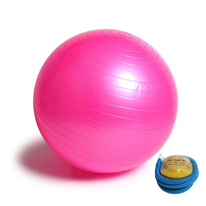 Sunny Helen Exercise Ball Yoga Ball 65cm/85cm Yoga Birthing Stability Swiss Ball with Pump