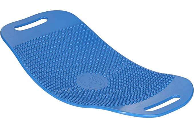 Core Ex Fitness Balance Board w/Foot Massage Reflexology | Home Exercise Equipment for Abdominal, Leg and Foot Strength