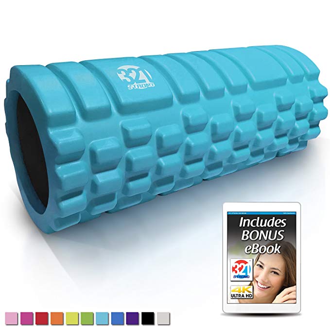 321 STRONG Foam Massage Roller - Deep Tissue Massager for Your Muscles & Back