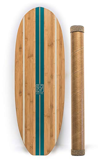 GoofBoard Classic, Surfing Balance Board - Perfect for SUP/Paddle Board/Kite/Longboard - Top Rated of All Balance Boards for Surfers - U-blocks Included for Easy/Safe Start-Up