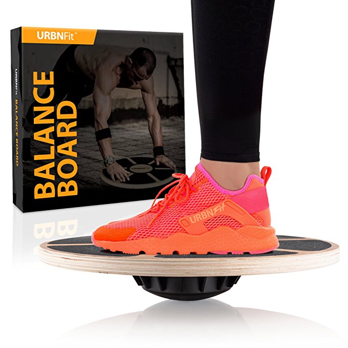 URBNFit Balance Board - Core Trainer - Increase Stability, Strength and Flexibility - Ballet and Dance trainer