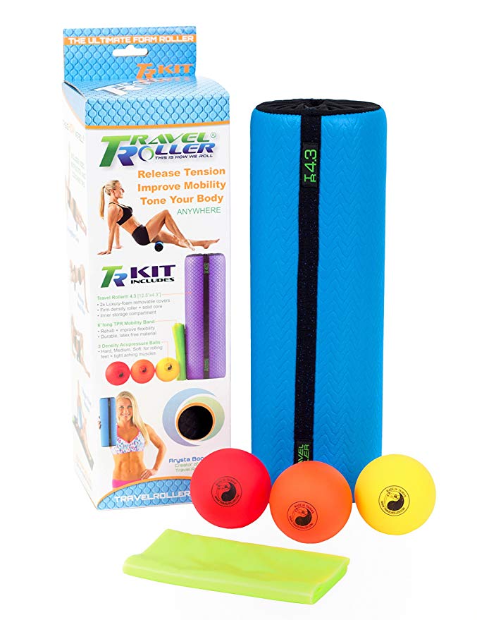 Travel Roller Acupressure Kit-Blue