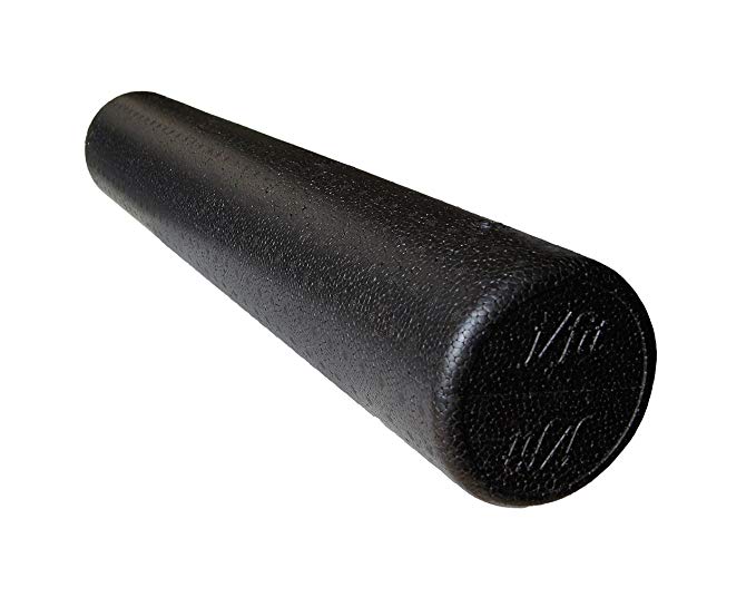 j/fit Extra Firm Foam Roller - High Density Supreme Roller for Muscle Therapy & Deep Tissue Massage - Myofascial Stress Release